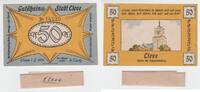 1921 Deutschland/ Cleve, 50Pf Schein Neuf
