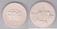 Porzellan Medaille 1922 Deutschland Porzellanmedaille, Meissner Porzellan prägefrisch