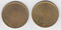 Notgeld Ludwigsburg Wertmarke 1/2 Liter Notgeld Ludwigsburg Brauerei R. Cluss -
