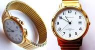 unbek. Herst.land, HERREN ARMBANDUHR, solide HERREN ARMBANDUHR, BEINHARDT -Quartz, Datum, Zentralsek., neue Batter., -