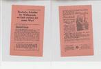 3.Reich Propaganda Flugblatt / Passierschein Russisches Flugblatt Front Nachrichten - Propaganda gegen das Dritte Reich -