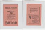 3.Reich Propaganda Flugblatt / Passierschein Russisches Flugblatt Front Nachrichten - Propaganda gegen das Dritte Reich -