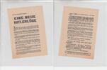 3.Reich Propaganda Flugblatt / Passierschein Russisches Flugblatt Front Nachrichten - Propaganda gegen das Dritte Reich -
