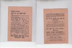 3.Reich Propaganda Flugblatt / Passierschein Russisches Flugblatt Front Nachrichten - Propaganda gegen das Dritte Reich -
