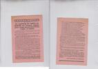 3.Reich Propaganda Flugblatt / Passierschein Russisches Flugblatt Front Nachrichten - Propaganda gegen das Dritte Reich -