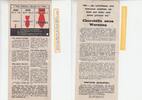 3.Reich Propaganda Flugblatt / Passierschein Russisches Flugblatt Front Nachrichten - Propaganda gegen das Dritte Reich -