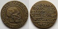 Polen Bronzegussmedaille polnischer Numismatiker Zygmunt Zakrzewski -
