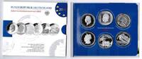 Bundesrepublik Deutschland Offizieller Blister mit 10 Euro Gedenkmz. Offizieller Blister mit 6 Stück 10 Euro Silber Gedenkmünzen 2010 Polierte Platte -
