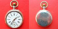 Schweiz, HERREN Taschenuhr, HERREN TASCHENUHR, Silber - 0,800, Zylinderhemmung, gute Funktion, ca. 1900, -