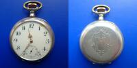 Schweiz, HERREN Taschenuhr, HERREN TASCHENUHR, Silber-0,800, kl. Zifferblattschaden, gute Funktion, ca.1915, -