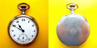 Schweiz, HERREN Taschenuhr, HERREN TASCHENUHR, Silber-0,800, Schweizer Ankerhemmung, gute Funktion, ca.1920, -