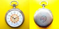 Schweiz, HERREN Taschenuhr, HERREN TASCHENUHR, Silber-0,800, Schweizer Ankerhemmung, gute Funktion, ca.1915, -