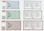 Deutschland Lot zu 10,20,50&100 Nixdorf Computer, 4 Musterbanknoten -