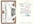 Amerika 100 Anteilsschein der Vestaur Securities, INC -