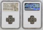 THRACE, ISL. OF THASOS AR Stater Griechenland Stater Thasos - Silen raubt Nymphe - NGC zertifiziert -