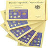 Deutschland / BRD / Kurssätze 1Pf. bis 5 DM Kurssatz Bundesrepublik Deutschland 1998 ADFGJ Polierte Platte -
