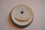 Deutschland Porzellanmedaille Meissen Medaille 1922 Ruderclub Neptun zum 40J. Jubiläum Meissner Porzellan ! -