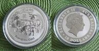 Australien 8 Dollar 2015 Jahr der Ziege Lunar-Serie II 5 Unzen Silber  235,00 EUR  + 7,50 EUR frais d'envoi