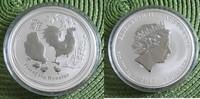 Australien 8 Dollar 2017 Jahr des Hahns Lunar-Serie II 5 Unzen Silber  235,00 EUR  + 7,50 EUR frais d'envoi