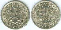 Nach Stabilisierung der Mark 1923-1933 (1936) 50 Reichspfennig -