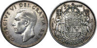 Canada 50 Cents 1949 Canada George VI 50 Cents 1949 ss+ 25,00 EUR22,50 EUR envoi gratuit