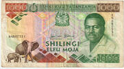 Tanzanie 1000 Shilingi Tanzanie 1000 Shilingi 1990 -