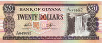 Guyana 20 Dollars Guyana 20 Dollars 1996 -