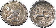  République romaine L. Cornelius Scipio Asiagenus Denier 106 BC Rome République romaine  106 BC s+