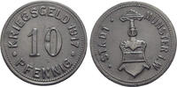 Europa 10 pfennig Notgeld (Emergency money) - Zinc 1917, Munster, Germany -