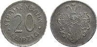 Europa 20 pfennig Notgeld (Emergency money) - Iron ca.1918-1919, city of Leipzig, Germ -