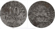 Europa 10 pfennig Notgeld (Emergency money) - Iron 1918, Braunschweig, Germany -
