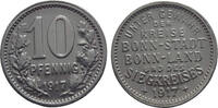 Europa 10 pfennig Notgeld (Emergency money) - zinc 1917, Bonn, Germany -