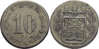 Europa 10 pfennig Notgeld (Emergency money) - iron 1919, Gräfrath, Germany -