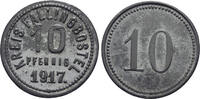 Europa 10 pfennige Notgeld (Emergency money) - Zinc 1917, Fallingborstel, Germany -