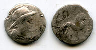 Antike AR drachm Rare small King Sapadbizes (c.20-1 BC), Yuezhi rulers in Bactria, Qun -