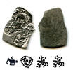 Antike Extremely nice and rare! Silver punchmarked 1/2 karshapana from Cheitya Janapada -