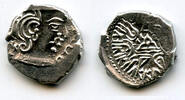 Antike drachm Very rare silver of Rudrasimha III (ca.387-415 AD), Indo-Sakas - the last -