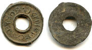 Mittelalter Nice tin pitis, Baha-ud-Din , ND, Palembang Sultanate, Indonesia -