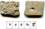 Antike Rare AR karshapana of Samprati (c.216-207 BC), Ujjain, Mauryan Empire, India (G/ -