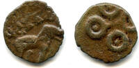 Antike potin Rare karshapana of Vasisthiputra Sri Pulamavi (ca.85-125 AD), Satavahanas, -