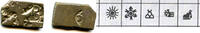 Mittelalter drachm Silver of Samprati (c. 216-207 BC), Mauryan Empire, India (G/H 574) -