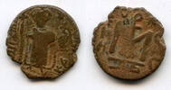Mittelalter follis Unpublished type? Pre-reform Arab-Byzantine minted ca.680's, Hims (Emesa -
