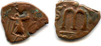 Mittelalter follis Pre-reform Arab-Byzantine imitating Constans, 7th century AD, Ummayad Ca -