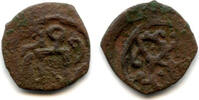 Mittelalter Anonymous copper pul with a large Jochid tamgha, earlier 14th century, Jochid Mo -