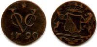 Europa duit Utrecht issue copper issued by VOC (the Dutch East India Company), 1790, Du -