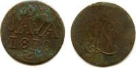 Europa duit Copper Louis Napoleon Bonaparte (1806-1810), Java, 1810, Dutch East Indies -