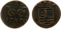 Europa 1/2 duit Rare denomination! Copper issued by VOC (the Dutch East India Company), -