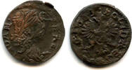 solidus 1648-16 Europa Nice copper   (schilling or szelag) dated 1663, Johann II Casimir (1648-16 