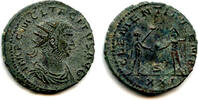 Antike antoninianus Billon of Tacitus (275-276 CE), Antioch mint, Roman Empire -