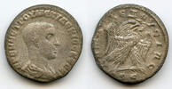 Antike tetradrachm Billon of Herennius Etruscus , Antioch, Roman Empire (Pr -